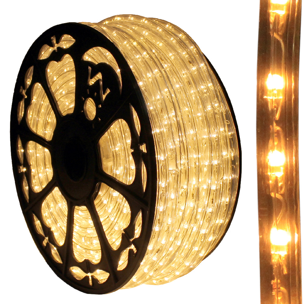 120V Dimmable LED Warm White Rope Light 150ft 513PROSERIES (AKLED