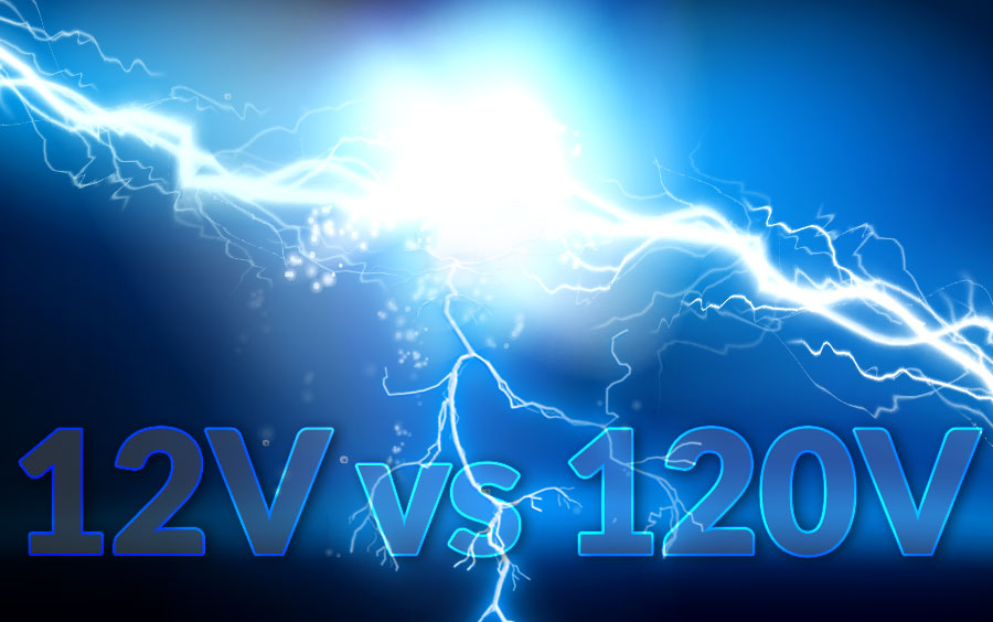 Difference of 12V and 120V