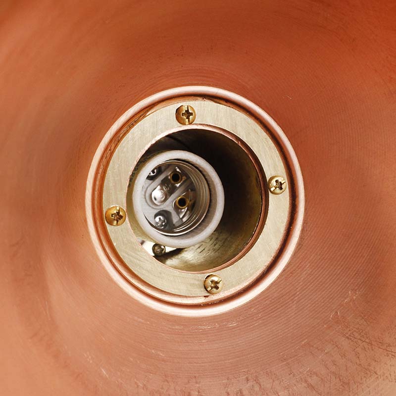 Raw Copper Gooseneck Sign Light ADLXSV930 Recessed Medium Base Socket Raw Copper Gooseneck Sign Light ADLXSV930 Recessed Medium Base Socket