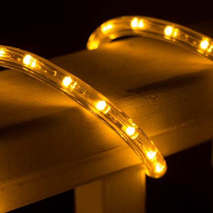 513PRO series Amber LED Rope Light Close Up