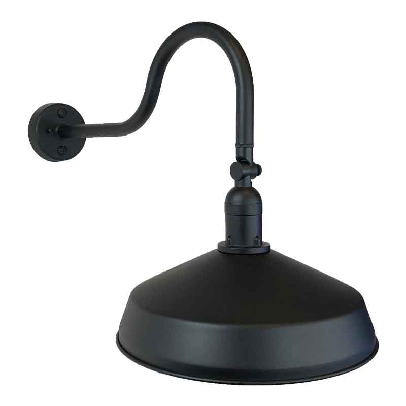 Black Metal Outdoor Gooseneck Lighting Aqlighting Here For New Pro Grade Series Barn Light