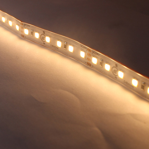 AQOL 24V Dimmable LED Warm White Tape Light System Illuminated