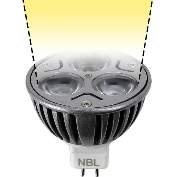 LED16 Warm White LED MR16 Light Bulb