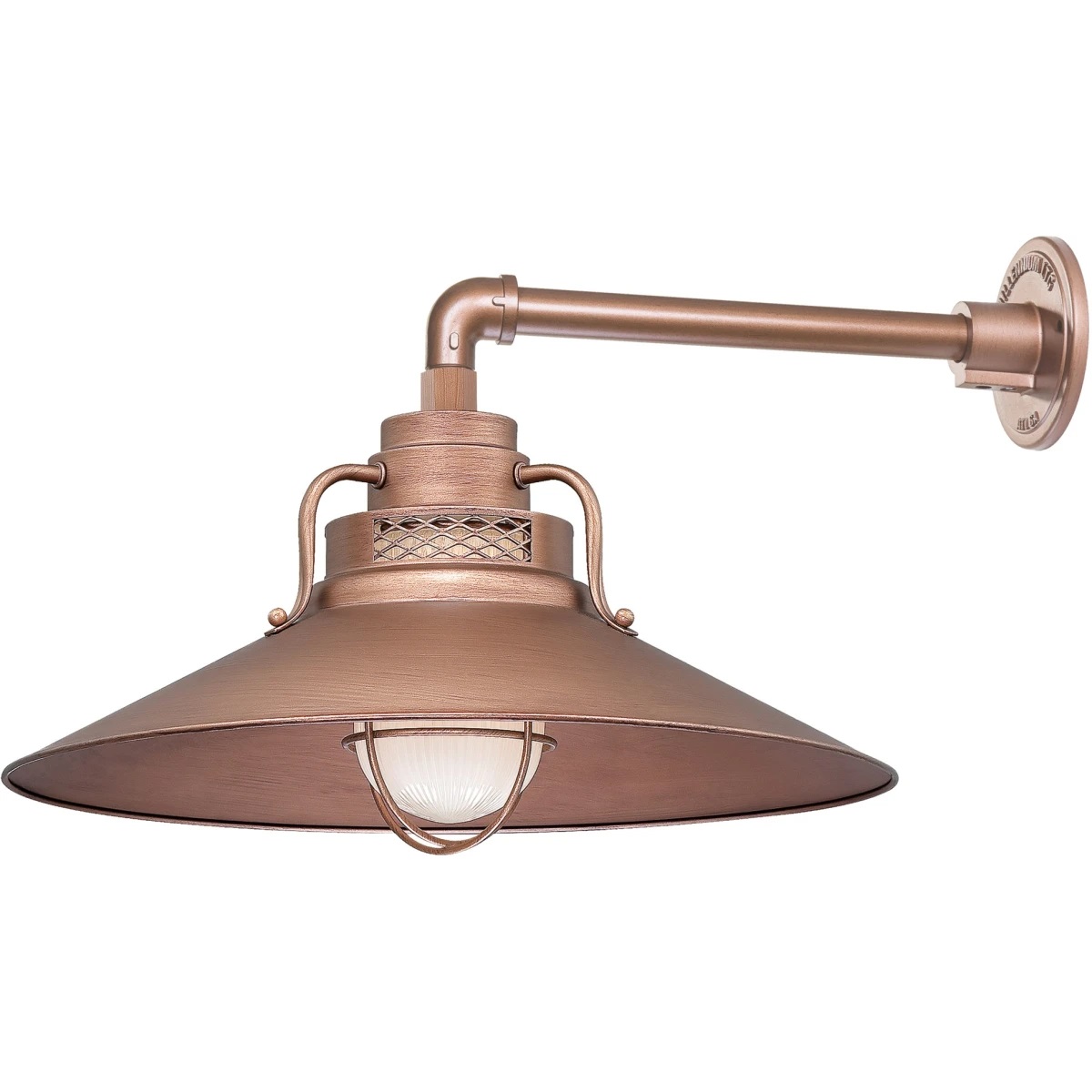 Railroad Style Copper Wall Sconce