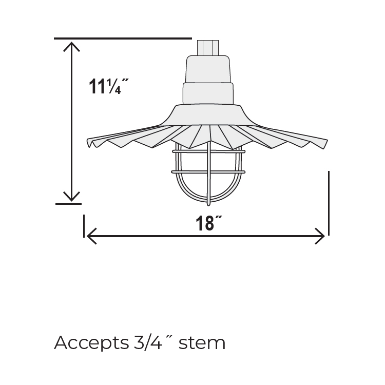 18 Inch Radial Wave Shade Dimensions Large Radial Wave Style Pendant Dimensions