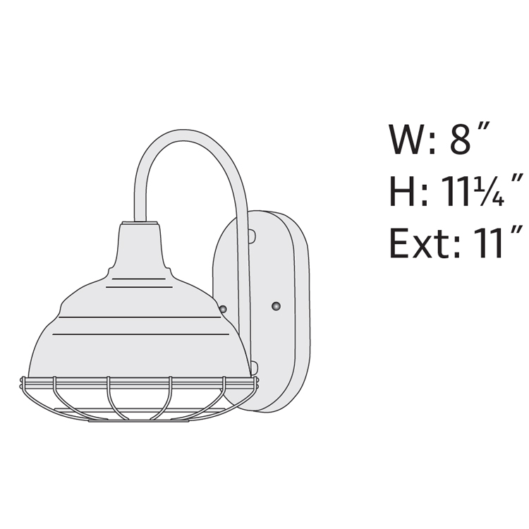 R Series Hanging Wide Dome Pendant Light