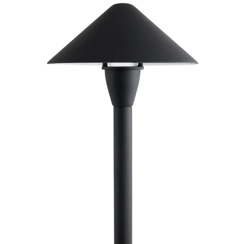LED-PALD-SH06 LED Cone Shade Area Pathway Light in Black