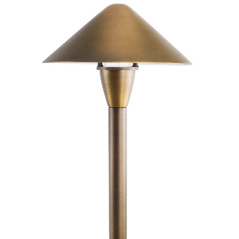 LED-PALD-SH06 LED Cone Shade Area Pathway Light in Bronze