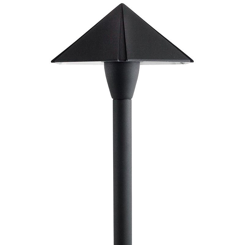 LED-PALD-SH16 LED Umbrella Shade Area Pathway Light in Black