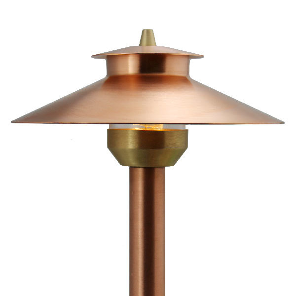 Raw Copper Landscape Lighting Fixture Selection
