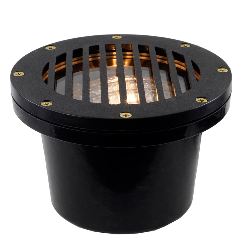 LEGC4B-FG Composite In Ground Adjustable Well Light with Flat Grill Cover