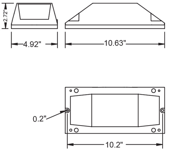 Arclux LED Window Reveal Dimensions Diagrams Arclux LED Window Reveal Dimensions Diagrams