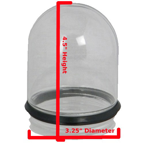 Clear Glass Jar Dimensions
