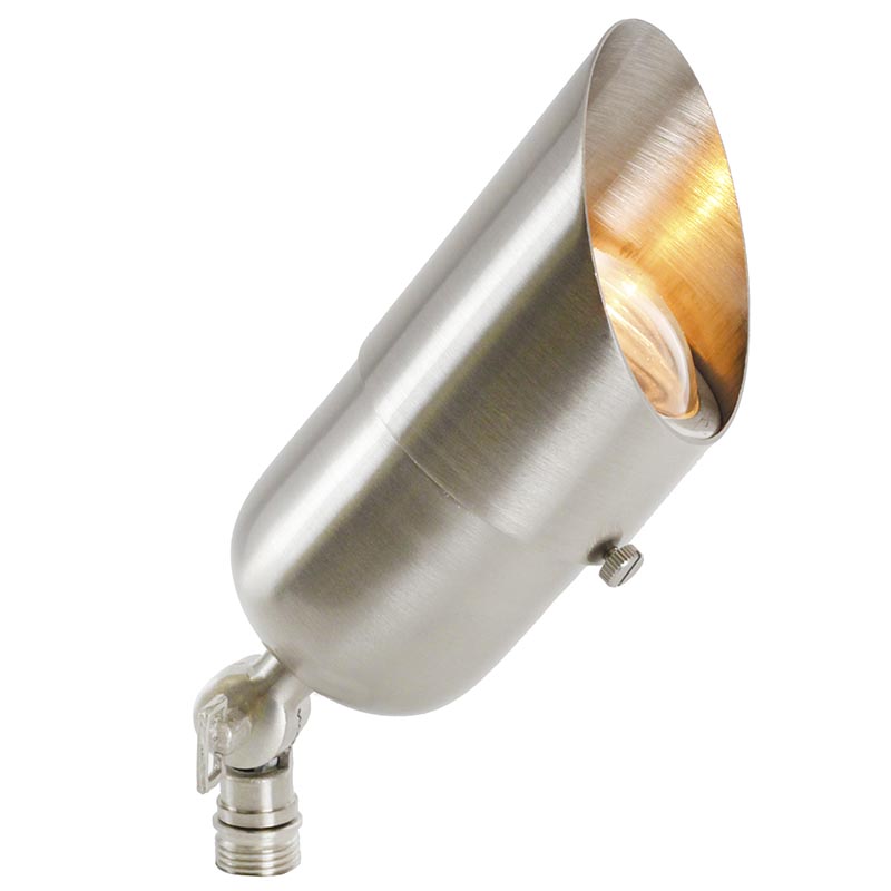 Brass Spotlight with Angle Shield PSDX2101U Cast Brass Construction