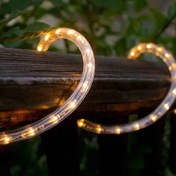 513PRO series Warm White LED Rope Light Close Up 513PRO series Warm White LED Rope Light Close Up