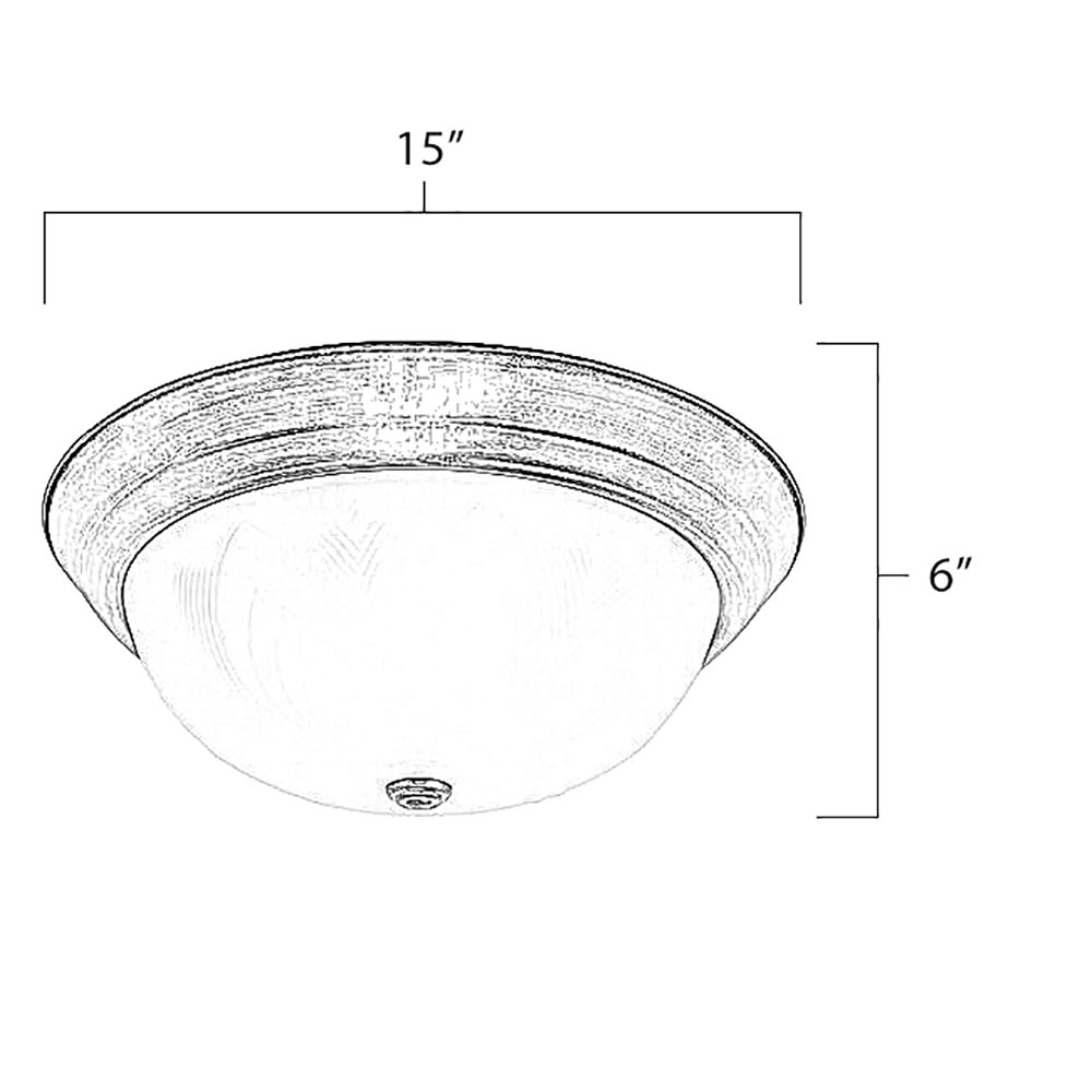 Rubbed Oil Bronze Ceiling Light Dimensions