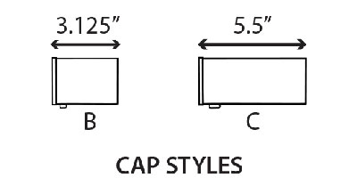 SLS-02 Sign Light Cap Styles