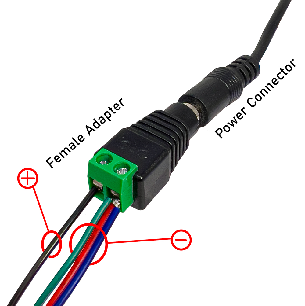 Tape Light Jumper To Power Connector
