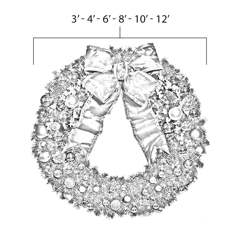Traditional Wreath Dimensions